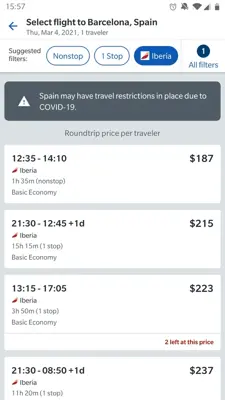 Travelocity android App screenshot 2