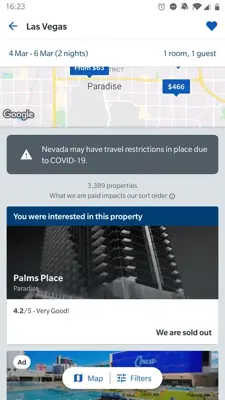 Travelocity android App screenshot 5